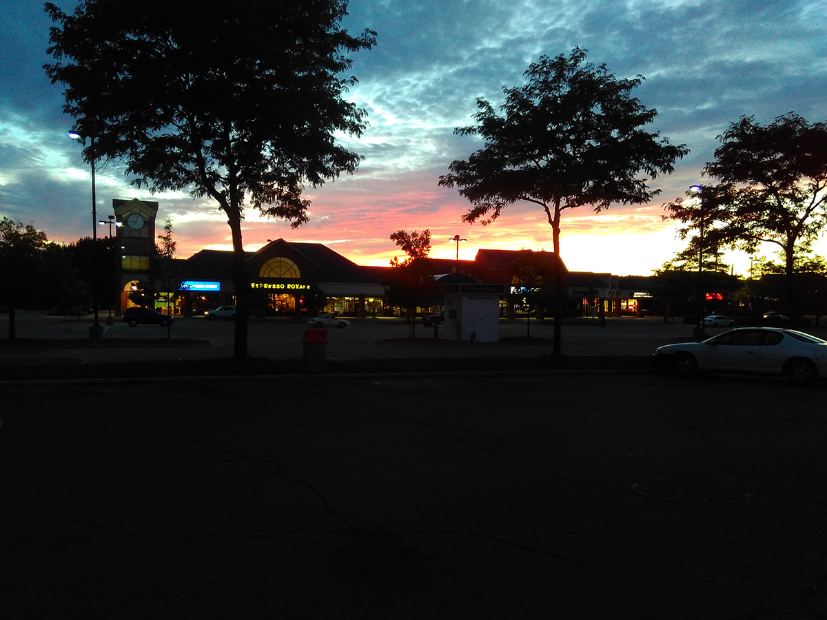 Sunset in Ann Arbor